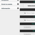 Búsqueda avanzada y menú