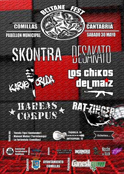 Festival Beltane Fest en Comillas