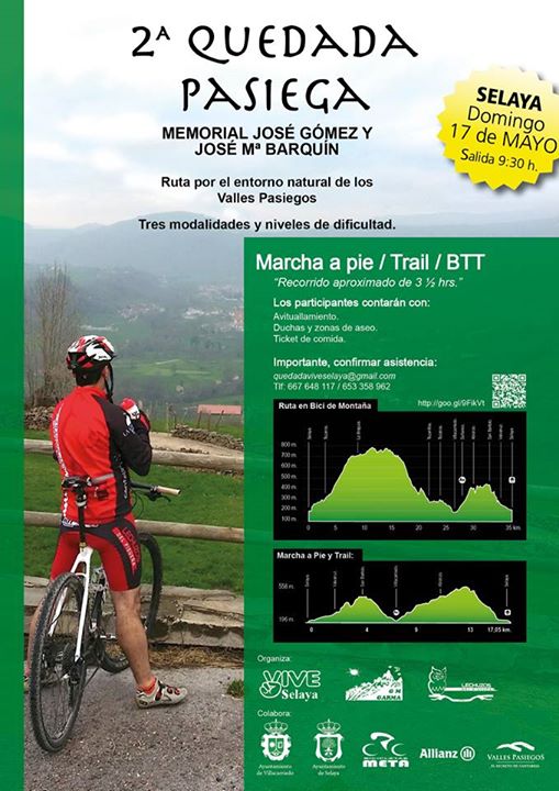 2ª Quedada Pasiega a pie, btt y trail
