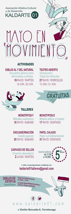 Actividades y talleres en Kaldarte en Torrelavega