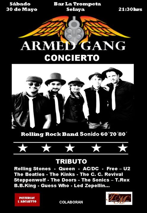 Concierto de Armed Gang en La Trompeta en Selaya