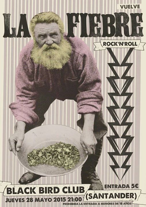 Concierto de La Fiebre en el Black Bird de Santander