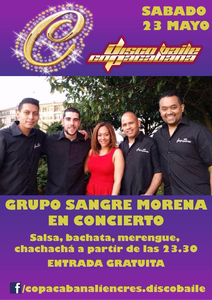 Concierto de Sangre Morena en el Copacabana en Liencres