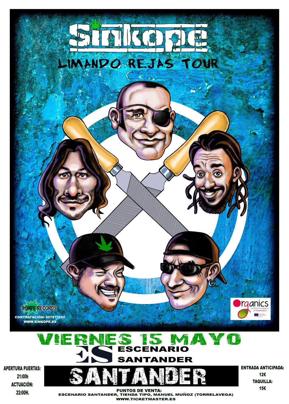 Concierto de Sinkope en Escenario Santander