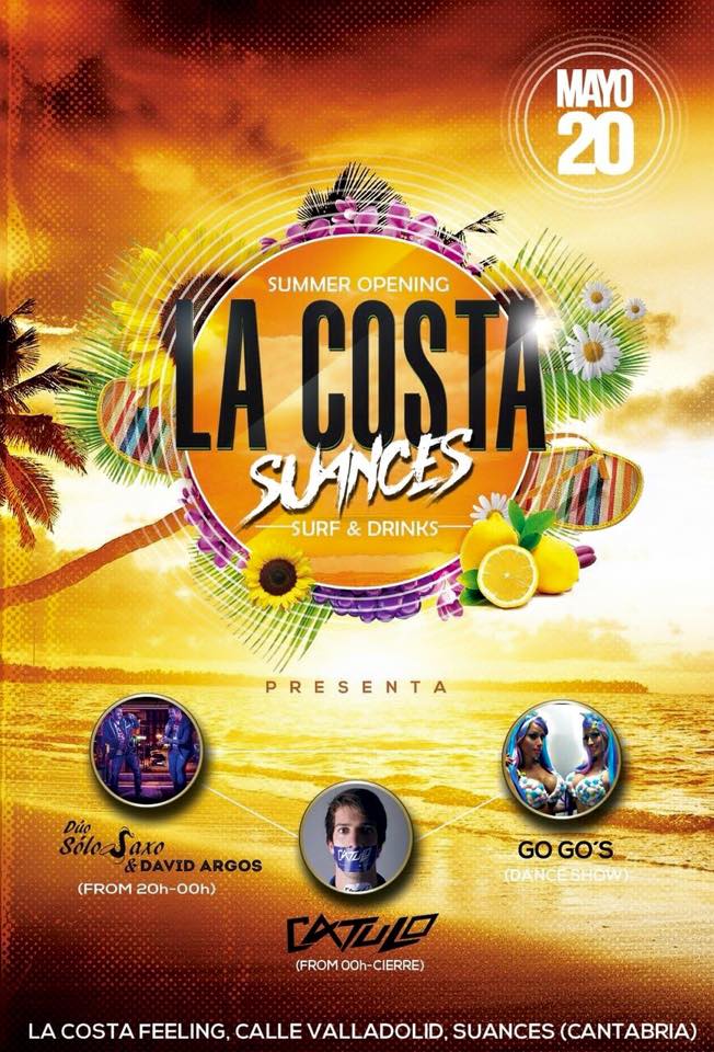 Dúo SóloSaxo y David Argos en La Costa Suances