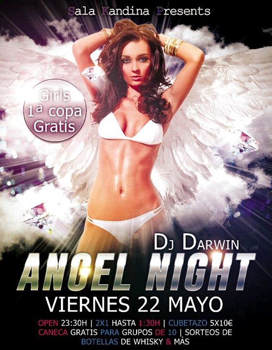 Fiesta Angel Night en la sala Kandina en Santander