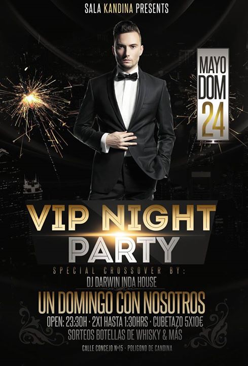Fiesta Vip Night Party en la Sala Kandina de Santander