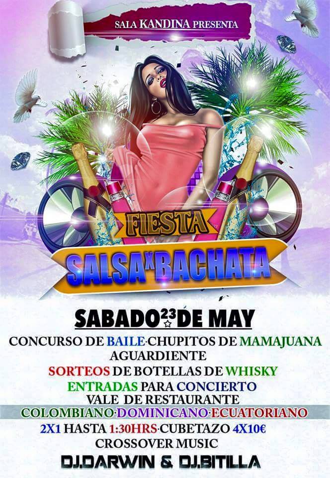 Fiesta salsa y Bachata en la Sala Kandina de Santander