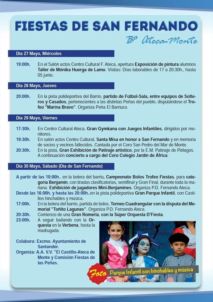 Fiestas de San Fernando 2015 en el Barrio Ateca de Monte