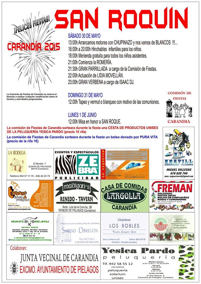 Fiestas de San Roquín en Carandía