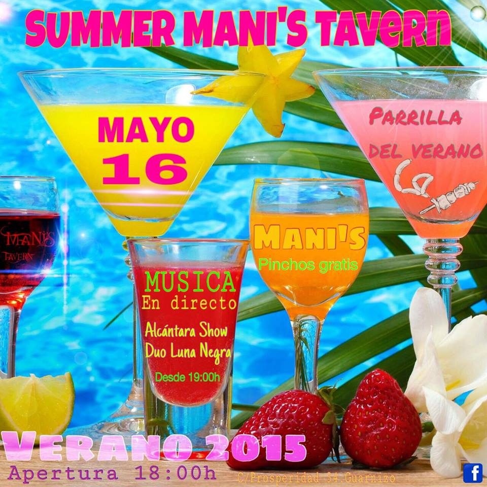 Inauguración de la terraza con concierto en el Mani´s de Guarnizo