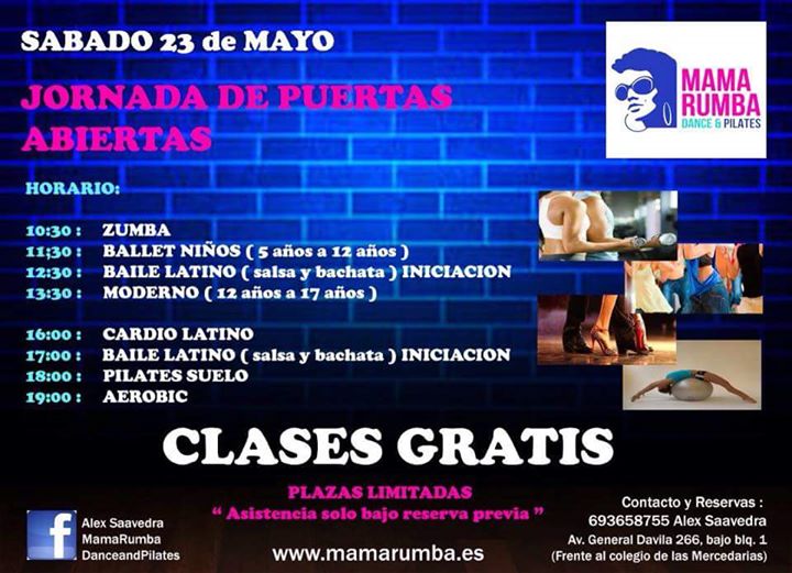 Jornada de Puertas abiertas en Mamá Rumba en Santander
