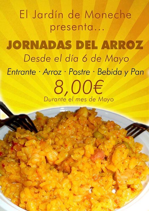 Jornadas del arroz en El Jardín de Moneche en Ganzo