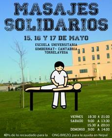 Masajes solidarios en Torrelavega