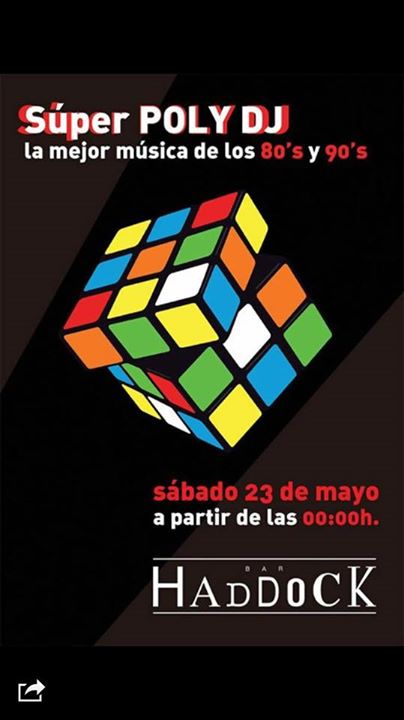 Sesión de Super Poly DJ en el Haddock