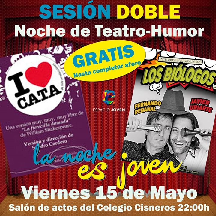 Teatro y monólogo en el colegio cisneros en Santander