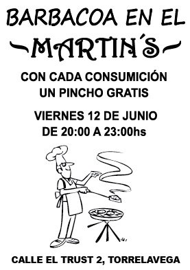 BARBACOA EN EL PUB MARTIN´S