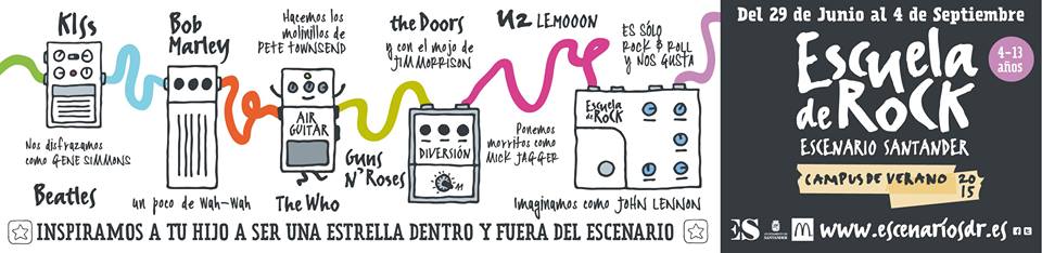 Campus de Verano Escuela de Rock en Escenario Santander