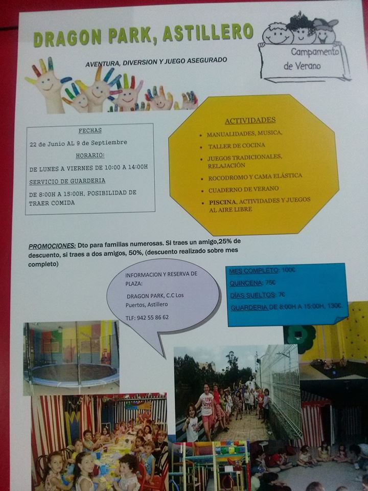 Campus de Verano en el Dragon Park de Astillero