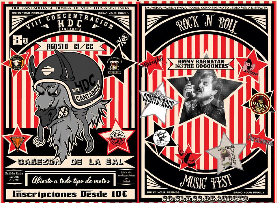 Concentración de Motos HDC en Cabezón de la Sal