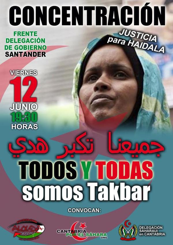 Concentración justicia para Haidala