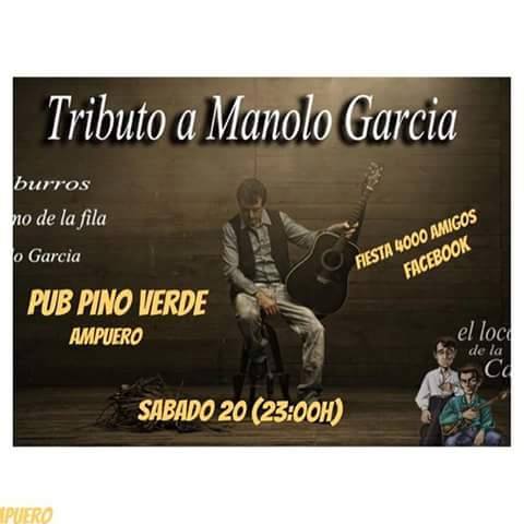 Concierto Tributo a Manolo García en Ampuero