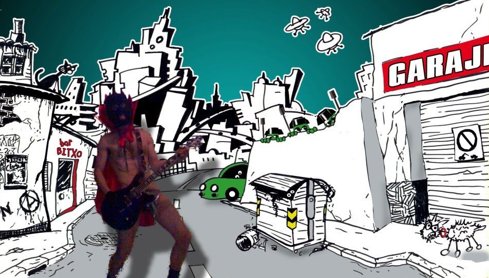 Concierto de El Dúo enmascarado en el Rock Beer The New en Santander