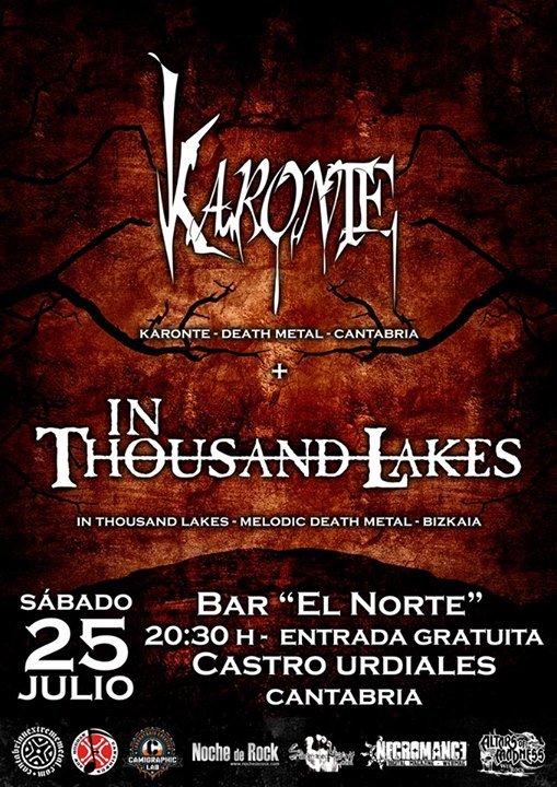 Concierto de Karonte y in Thousand Lakes en el bar El Norte de Castro Urdiales