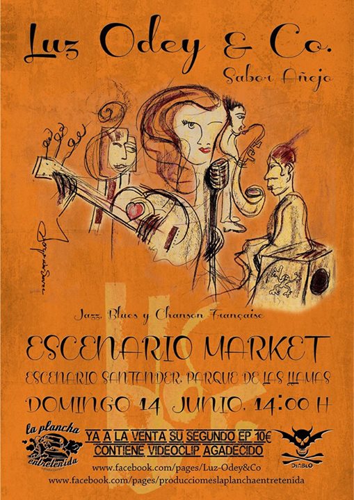Concierto de Luz Odey & Co en Escenario Santander