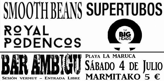 Concierto de Royal Podencos y Marmitaco en el Ambigú de la Maruca en Santander