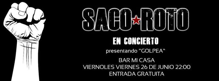 Concierto de Saco Roto en el Bar Mi Casa de Viernoles