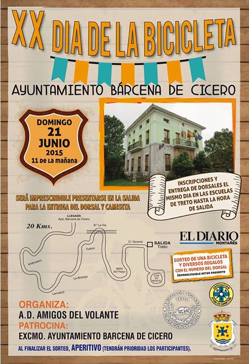 Dia de la bicicleta en Bárcena de Cicero
