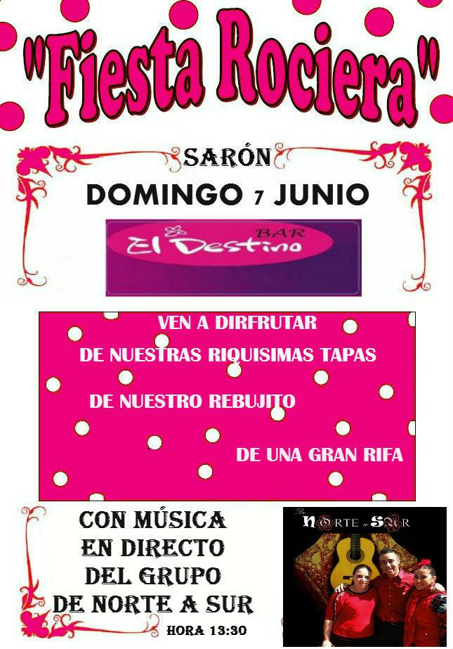 Feria rociera en Sarón