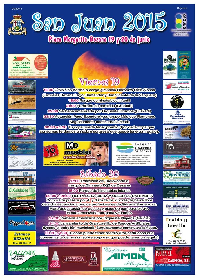 Fiestas de San Juan 2015 en Bezana