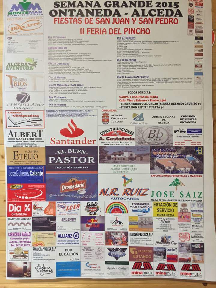 Fiestas de San Juan Y San Pedro Ontaneda-Alceda 2015