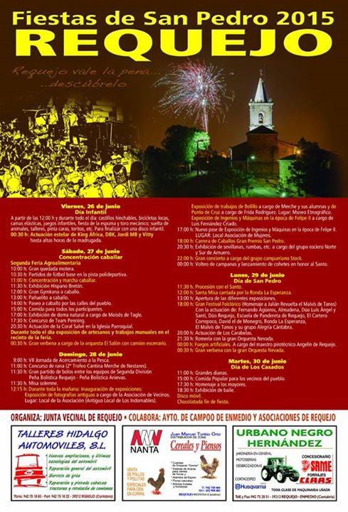 Fiestas de San Pedro en Requejo