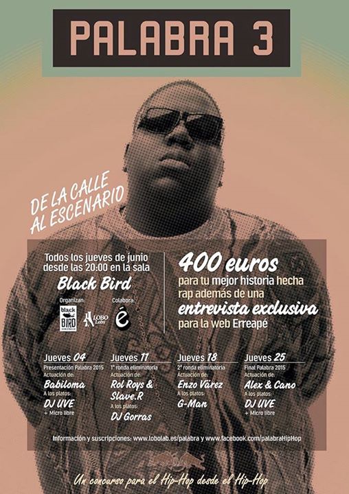 Palabra 3 en el Black Bird de Santander