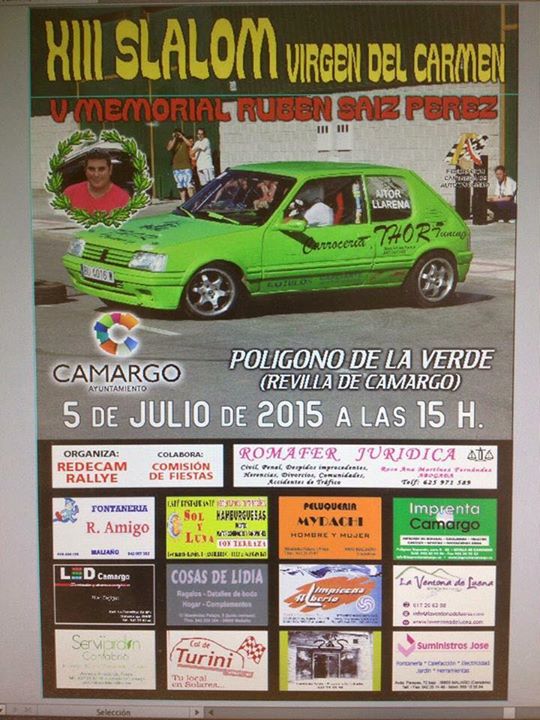 Rallye Slalom Virgen del Carmen en Revilla de Camargo