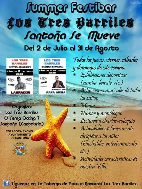 Summer Festibar en Los Tres Barriles en Santoña