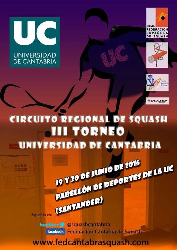 CIRCUITO REGIONAL DE SQUASH 2015” TORNEO UC