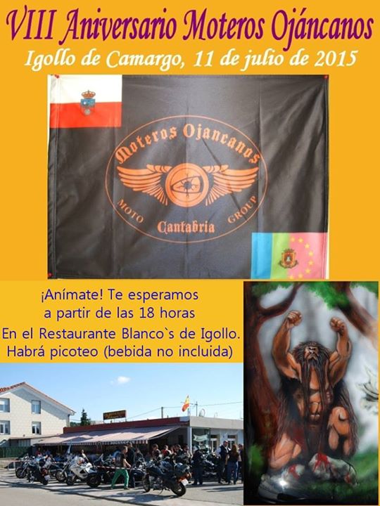 VIII Aniversario de Moteros Ojáncanos en Igollo de Camargo