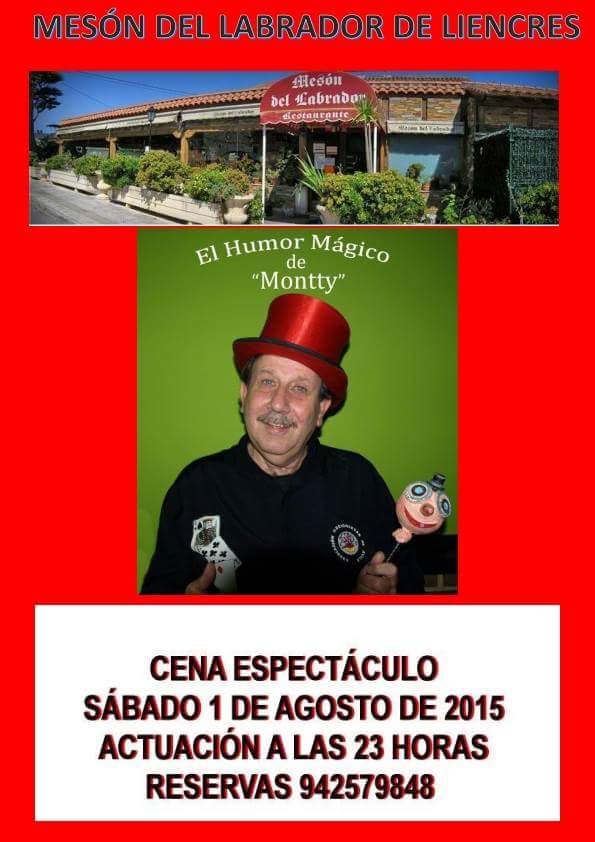 Cena con Humor y Magia en El Labrador de liencres