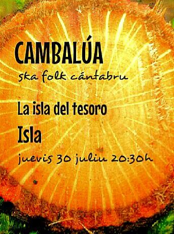 Concierto de Cambalúa en La isla del Tesoro de Isla