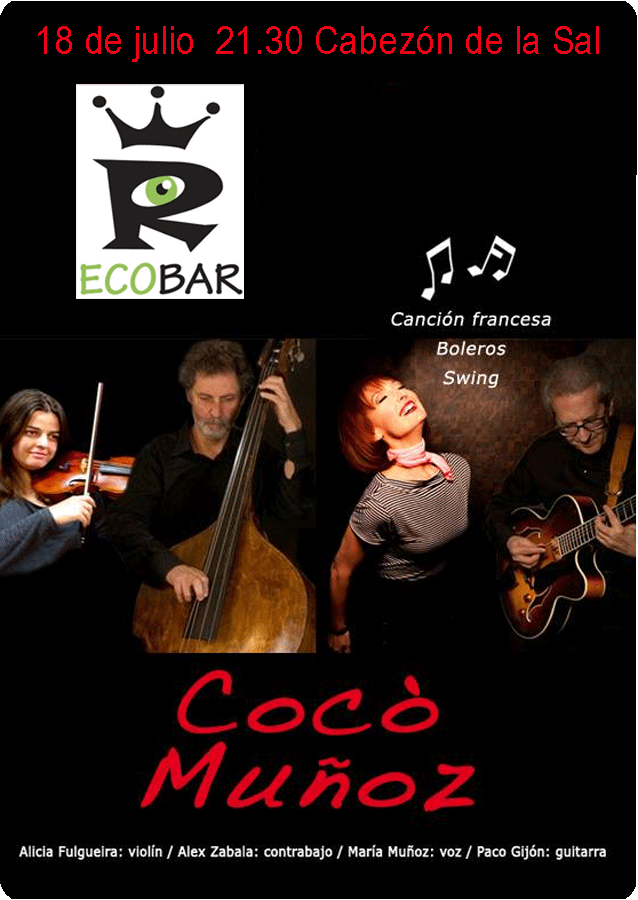 Concierto de Coco Muñoz en El Reino de Cabezón de la Sal