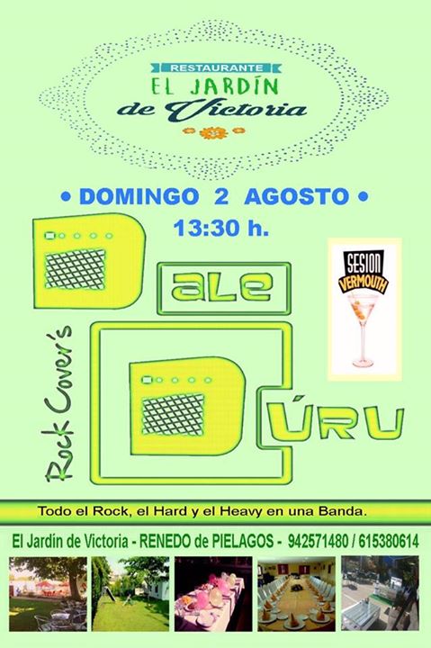 Concierto de Dale Duru en el Jardín de Victoria en Renedo