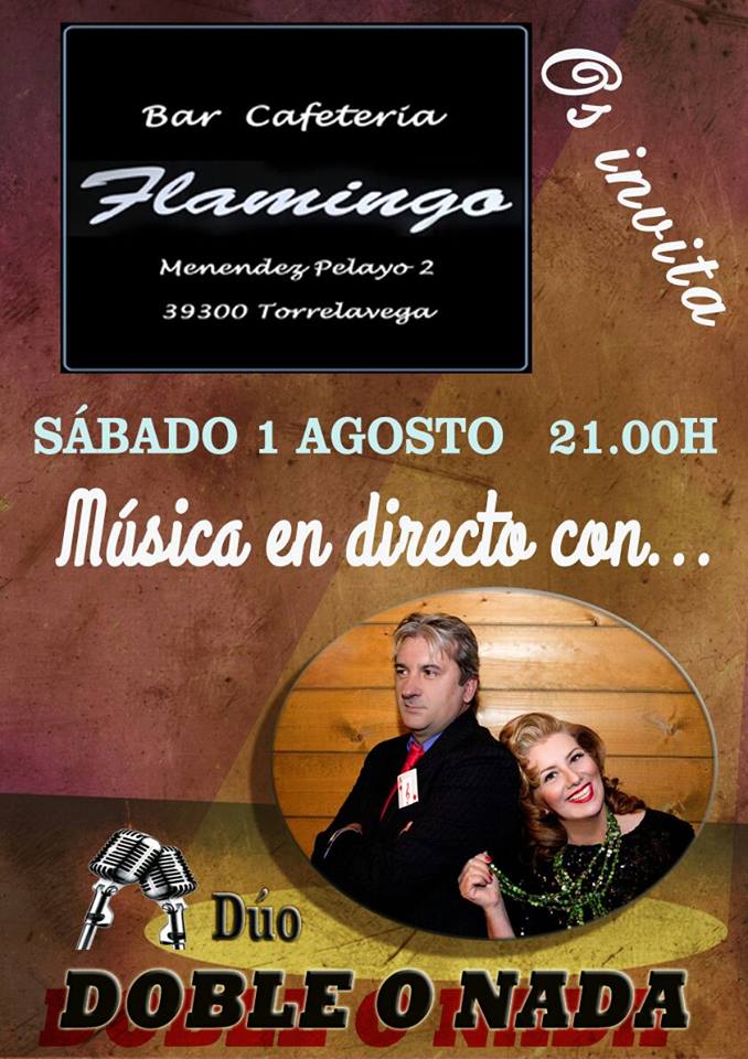 Concierto de Doble o Nada en el Flamingo de Torrelavega