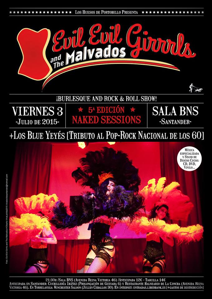 Concierto de Evil Evil Girrrls en el BNS de Santander