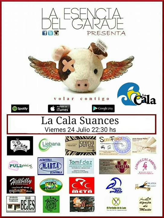 Concierto de La Esencia del Garaje en La Cala de Suances