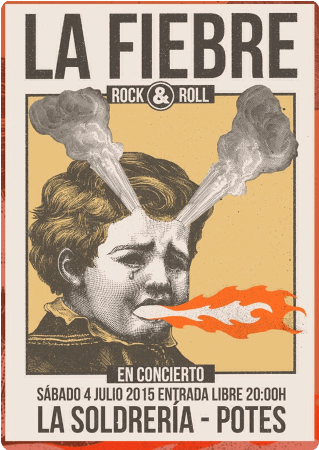 Concierto de La Fiebre en La Soldrería de Potes