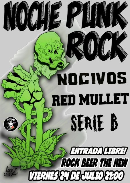 Concierto de NOCIVOS + RED MULLET + SERIE B en el New de Santander